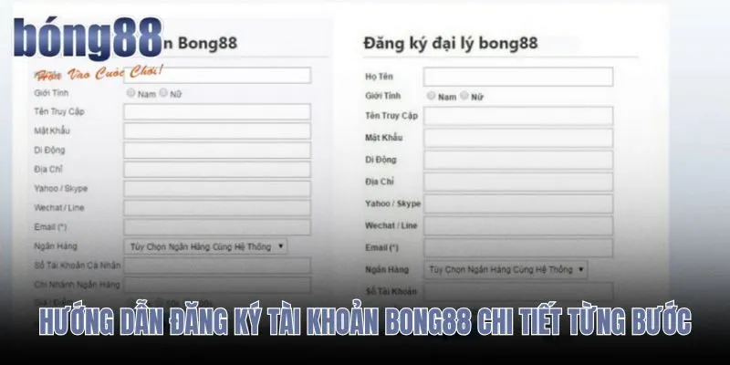 Quy trình đăng ký Bong88 từ chuẩn bị thông tin đến bảo mật sau tạo tài khoản
